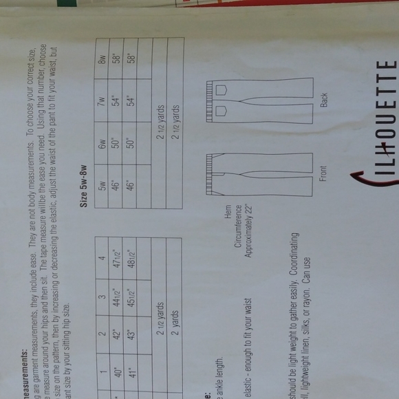 Silhouette Patterns Woven Yoga Pants. - Picture 11 of 13